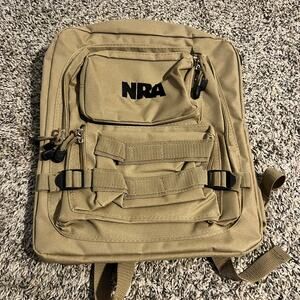 NRA Tactical Backpack Khaki Tan